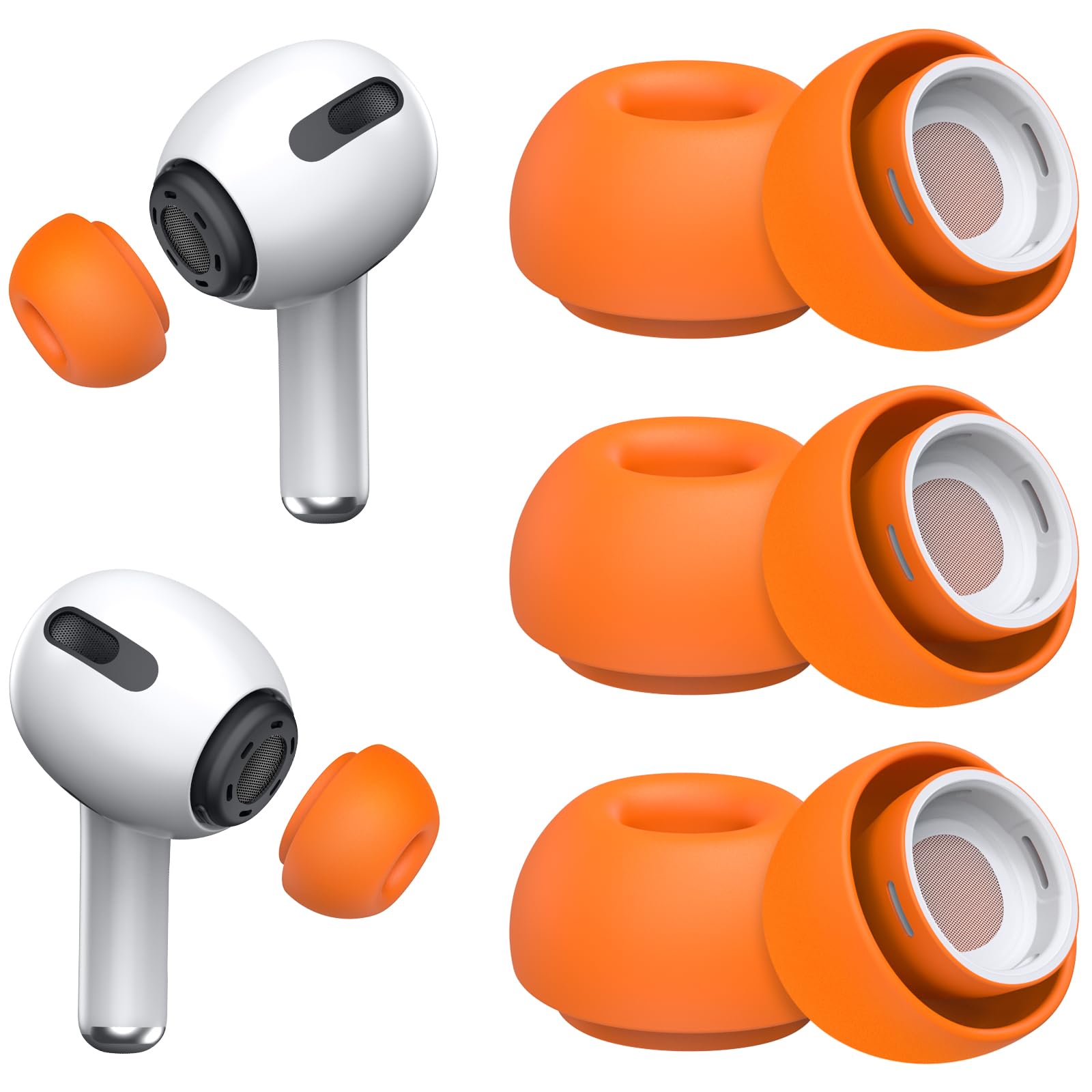 Replacement Ear Tips for AirPods Pro (3 Pairs Set)