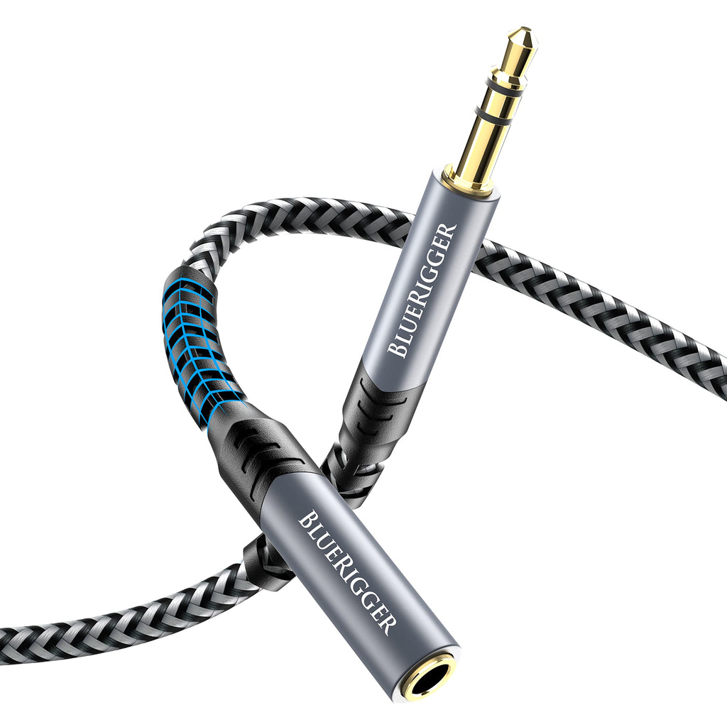 BlueRigger 3.5mm Stereo Audio Extension Cable Male to Female