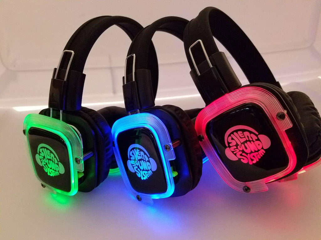 Wireless Transmitter w/Bluetooth Connection, Silent Disco Yoga/Fitness/Tour Package (Mic Included)