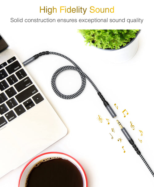 BlueRigger 3.5mm Stereo Audio Extension Cable Male to Female