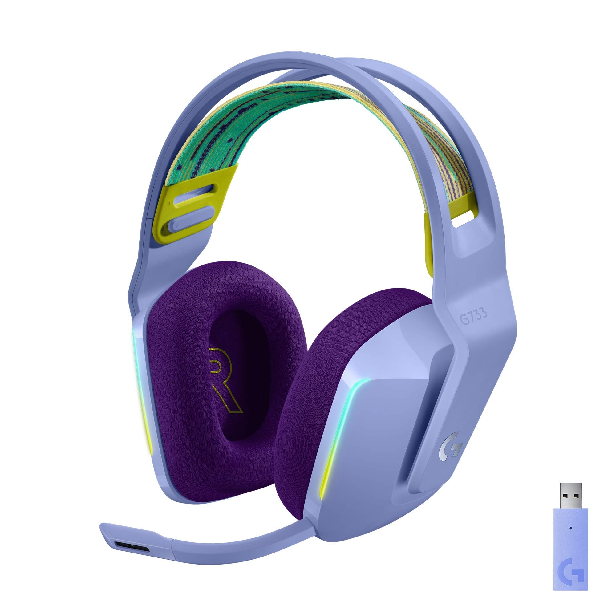 Logitech G733 Lightspeed Wireless Gaming Headset with Microphone