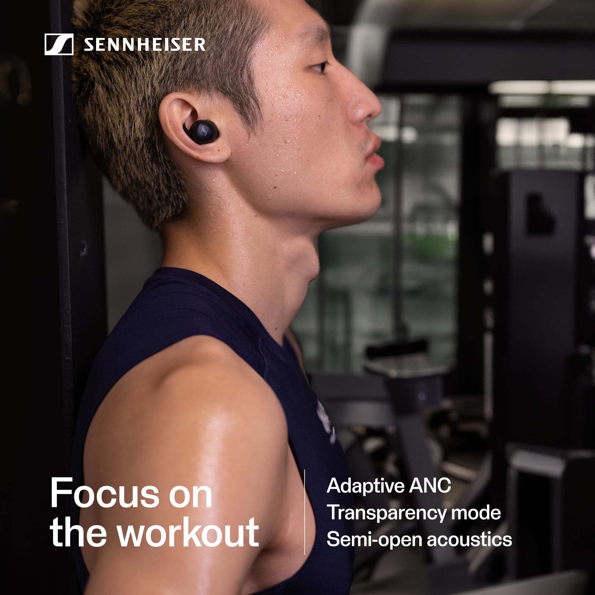 Sennheiser Momentum Sport (Olive) Earbuds with Crystal-Clear Sound and Adaptive ANC Bundle with Polar Vantage V3 Sport Watch with GPS, Heart Rate Monitor, and Extended Battery Life