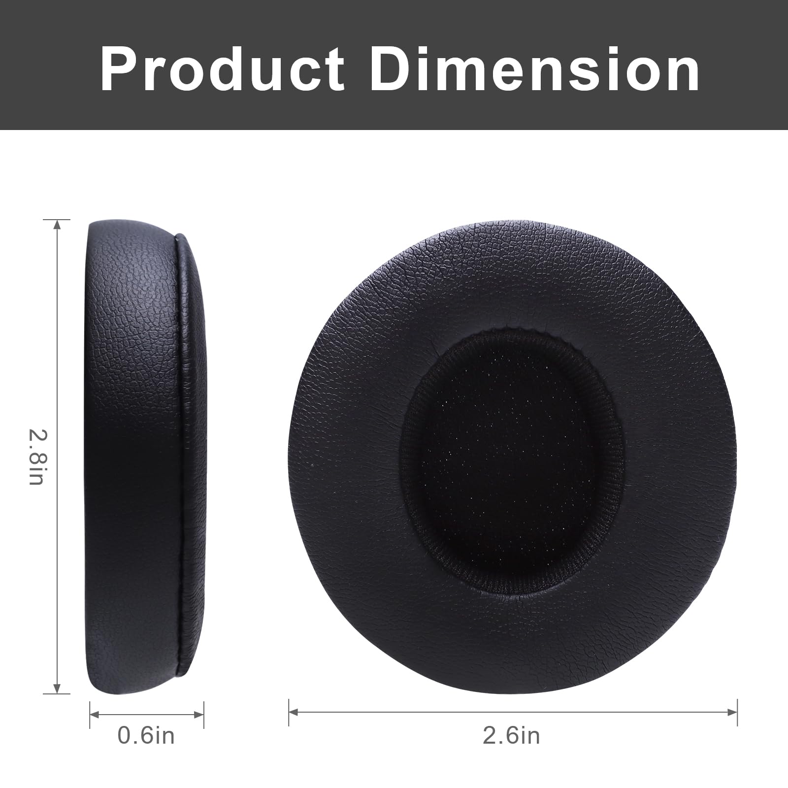 LTGEM Replacement Ear Pads for Beats Solo 2 & Solo 3 Headphones