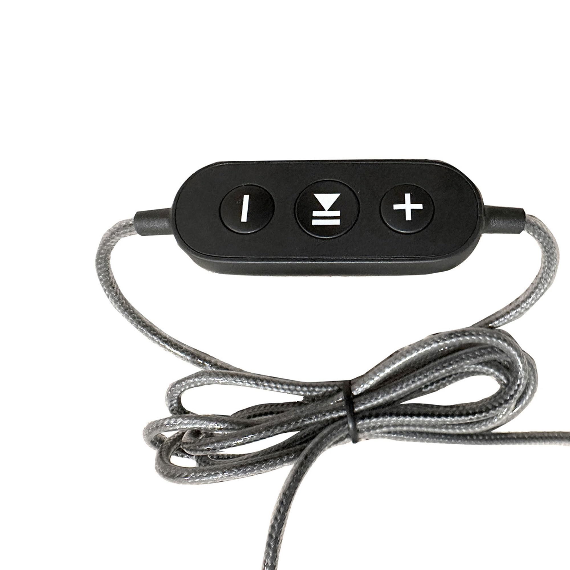 HamiltonBuhl Smart‑Trek Deluxe USB‑C Stereo Headsets 100‑Pack, Noise‑Canceling Gooseneck Mic, In‑Line Volume Control, Leatherette Cushions, Metallic Purple Accents