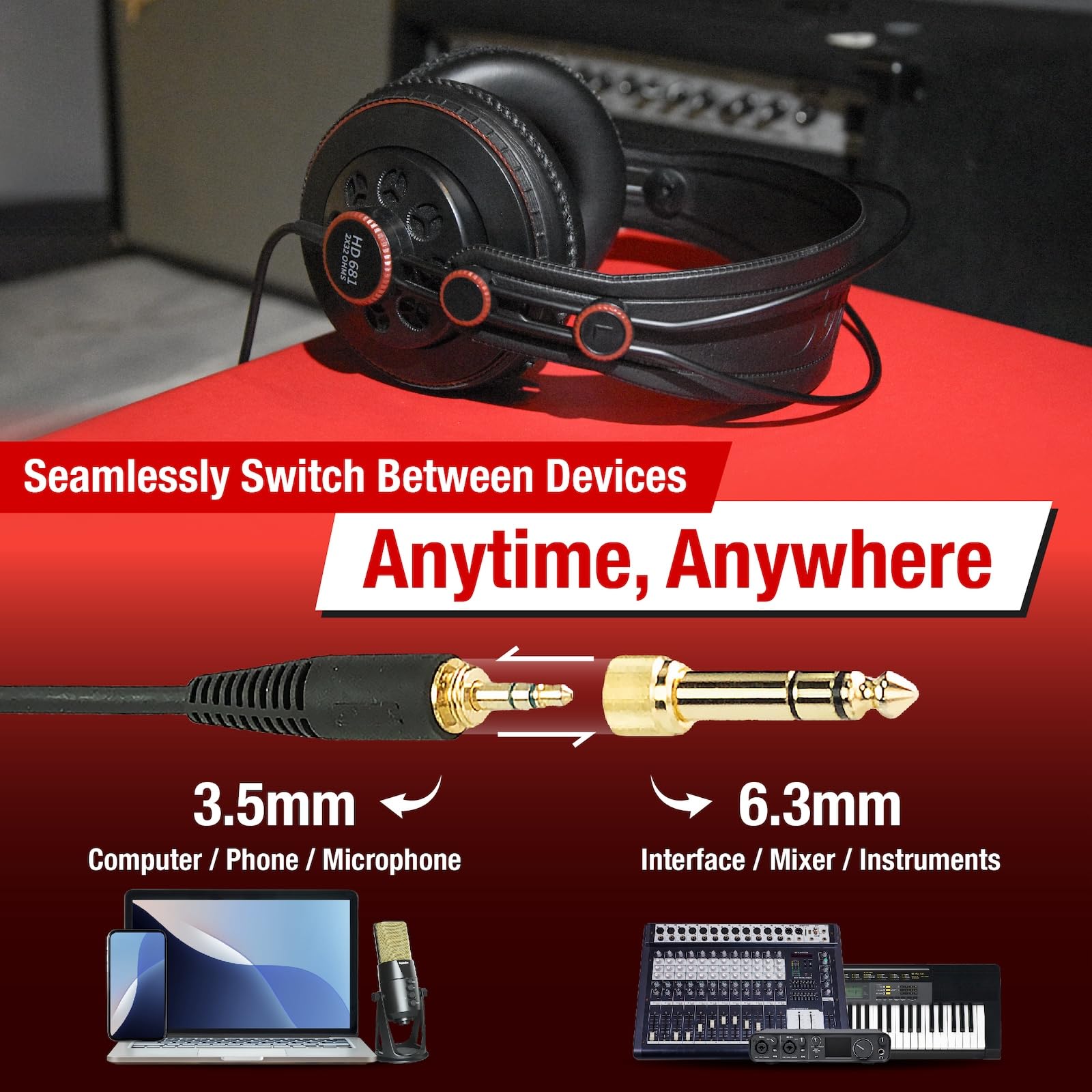 Superlux HD681 Semi-Open Studio Monitoring Headphones