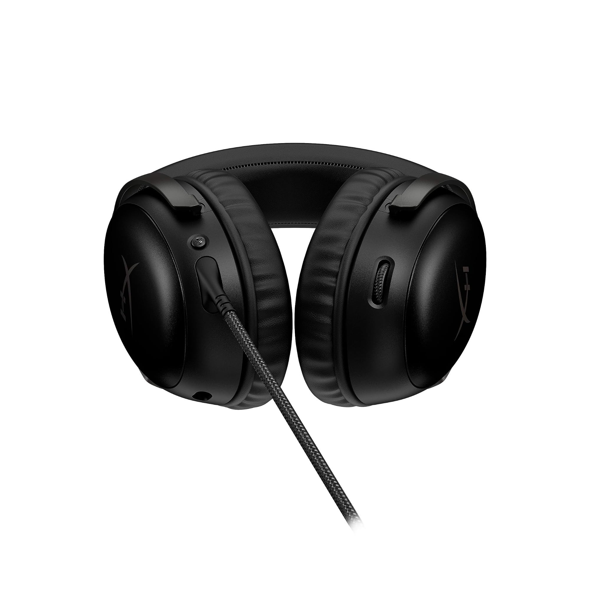 HyperX Cloud III – Wired Gaming Headset, PC, PS5, Xbox Series X|S, Angled 53mm Drivers, DTS, Memory Foam, Durable Frame, Ultra-Clear 10mm Mic, USB-C, USB-A, 3.5mm