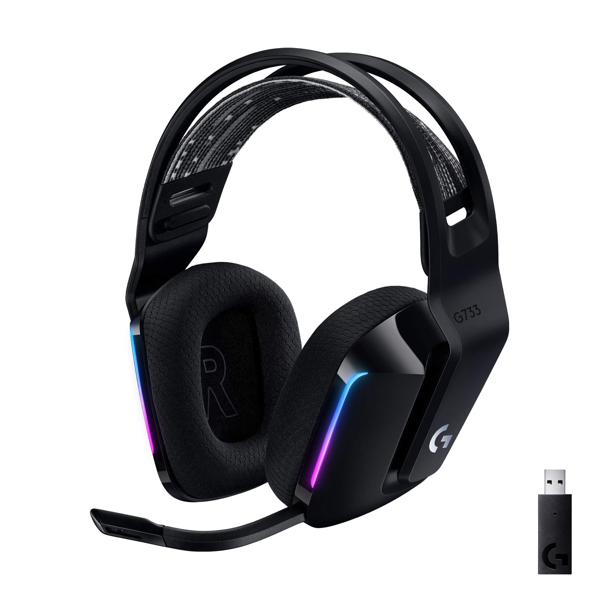 Logitech G733 Lightspeed Wireless Gaming Headset with Microphone