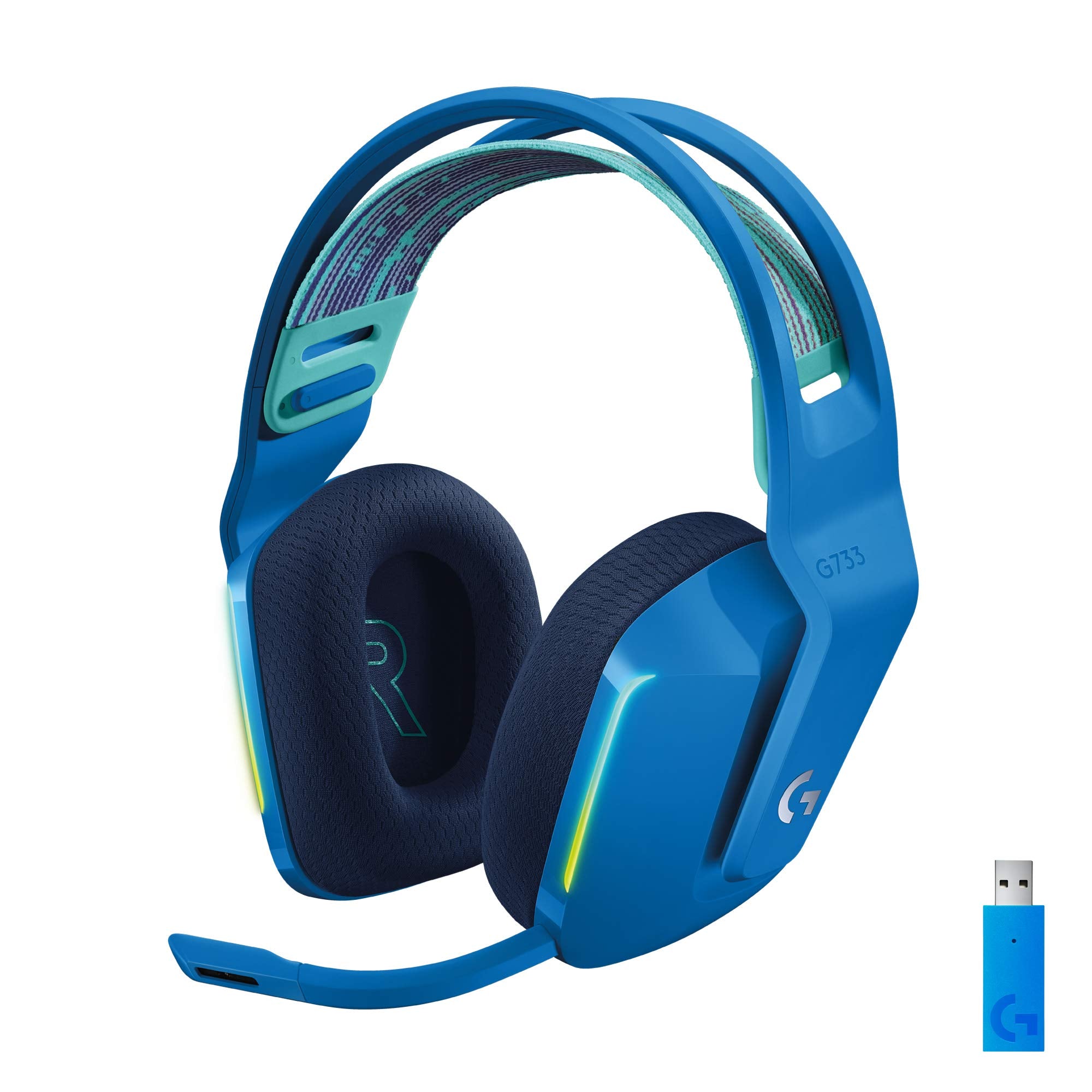 Logitech G733 Lightspeed Wireless Gaming Headset with Microphone