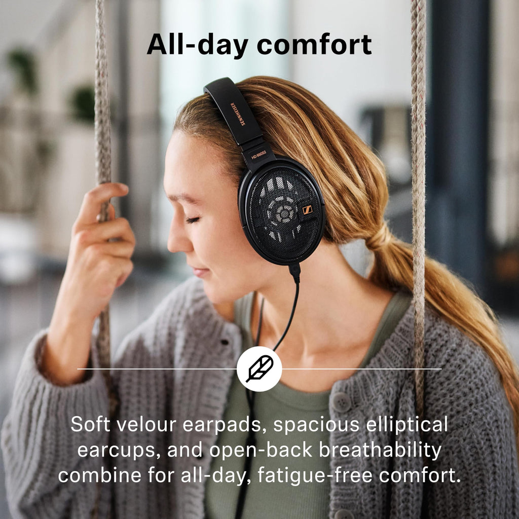 Sennheiser Consumer Audio HD 660S2 - Wired Audiophile Stereo Headphones with Deep Sub Bass, Optimized Surround, Transducer Airflow, Vented Magnet System and Voice Coil – Black