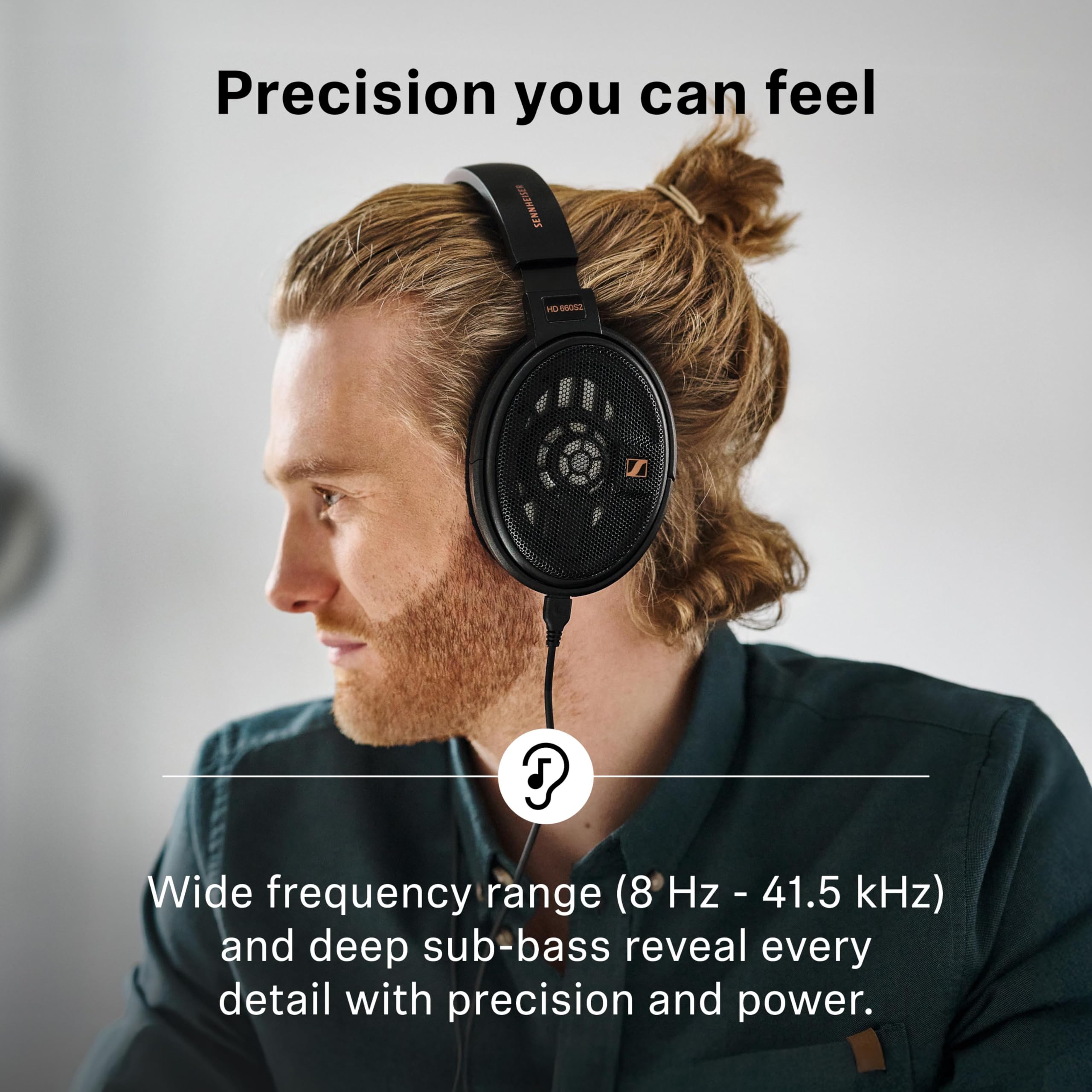 Sennheiser Consumer Audio HD 660S2 - Wired Audiophile Stereo Headphones with Deep Sub Bass, Optimized Surround, Transducer Airflow, Vented Magnet System and Voice Coil – Black