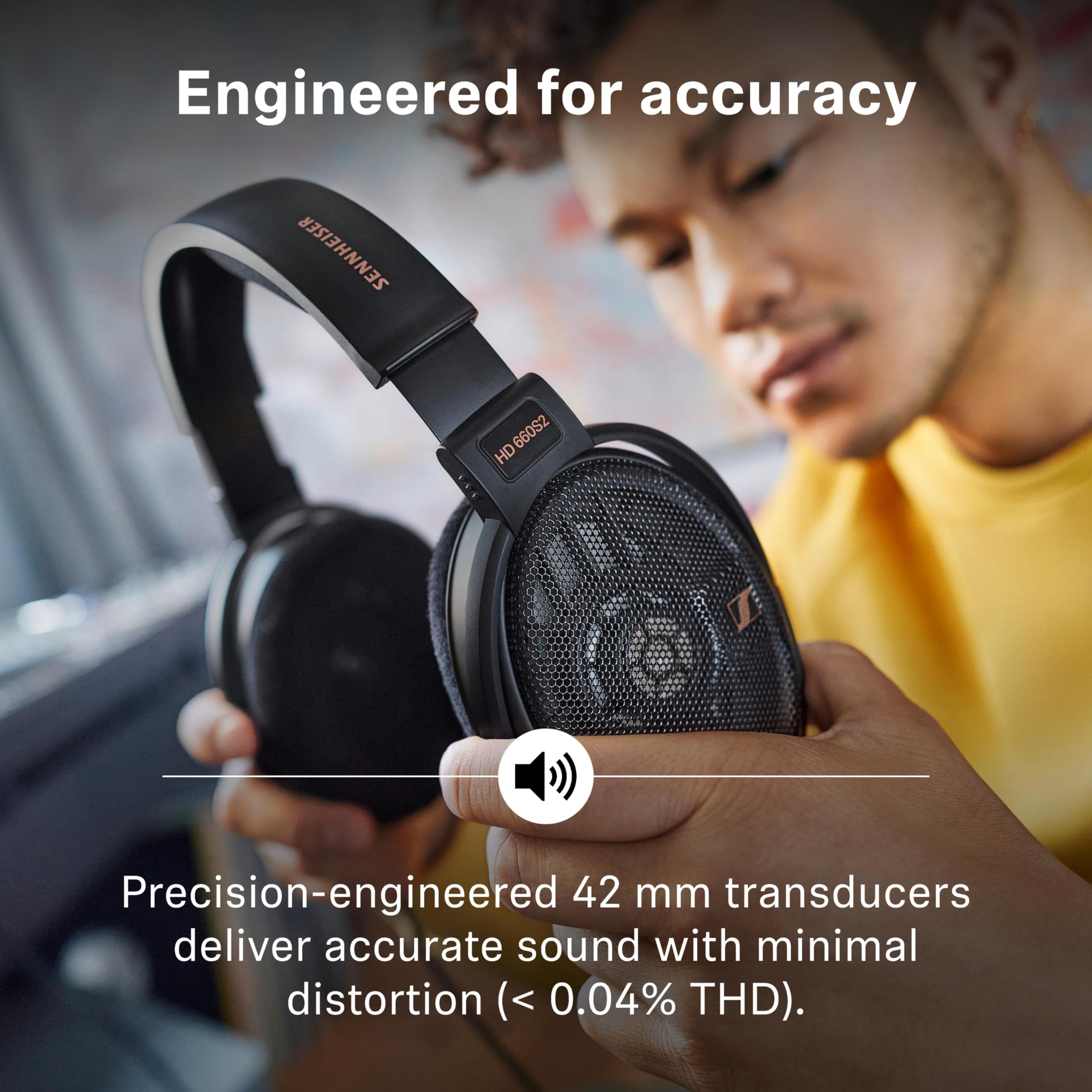 Sennheiser Consumer Audio HD 660S2 - Wired Audiophile Stereo Headphones with Deep Sub Bass, Optimized Surround, Transducer Airflow, Vented Magnet System and Voice Coil – Black