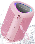 Portable Bluetooth Speaker with Lights & IPX5 Waterproof