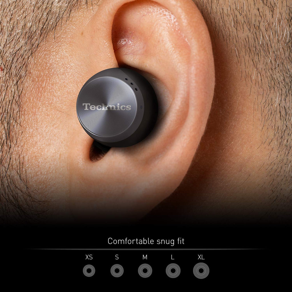 Technics Premium True Wireless Earbuds with Advanced Noise Cancelling, Dual Hybrid Technology, Hi-Fi Sound, Compact Design