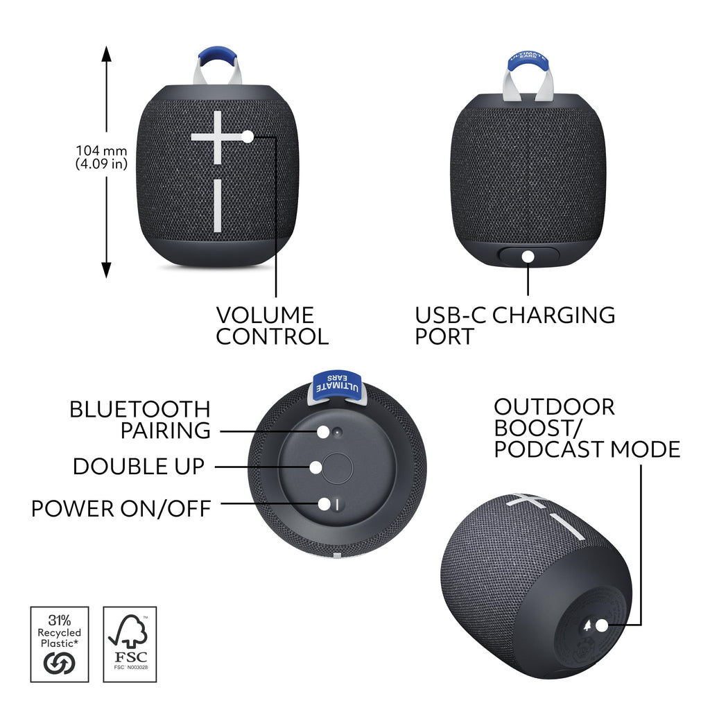 Ultimate Ears WONDERBOOM 4 Speaker