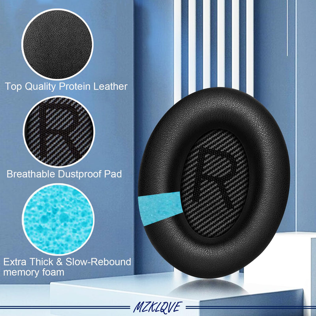Replacement Ear Pads for Bose QC35 & QC35 II Headphones