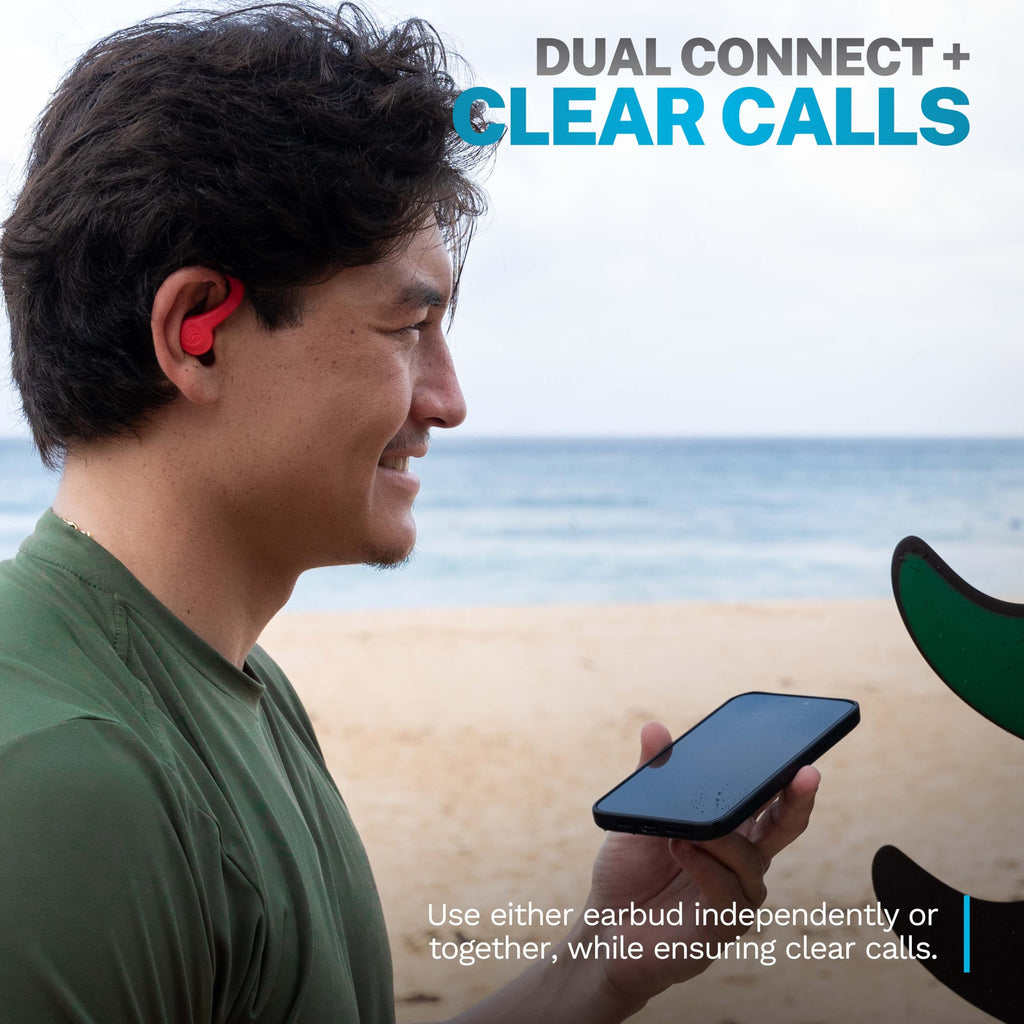 JLab Go Air Sport, Wireless Workout Earbuds Featuring C3 Clear Calling, Secure Earhook Sport Design, 32+ Hour Bluetooth Playtime, and 3 EQ Sound Settings
